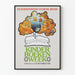 Vintage-Kinderbuchwoche 1982 - Poster Wanddekoration für Kinder