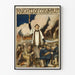 Vintage-Poster der Knights of Columbus mit betenden Soldaten