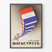 Vintage-Poster Boekenweek 1938 – Wanddekoration mit Büchern