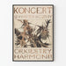 Vintage-Konzertposter symphonischer Orchesterharmonie