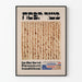Vintage-Poster Matzo Passah Koscher Dekor Wandbild