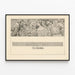 Vintage-Poster Kostümball Künstler Sänger Verein 1895 — gerahmtes Bild an der Wand