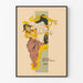 Vintage-Poster Kostümball Künstler Sänger Verein 1896