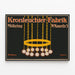 Vintage-Poster Kronleuchter-Fabrik Mohring – Industrielle Wanddekoration — gerahmtes Bild an der Wand