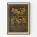 Wanddekoration Poster Karneval 1898 München Stil antik