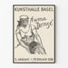 Vintage-Poster Kunsthalle Basel Ausstellung Numa Donzé 1936