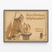 Vintage-Poster Kunstlerhaus Willy Hamacher – elegante Wanddekoration — gerahmtes Bild an der Wand