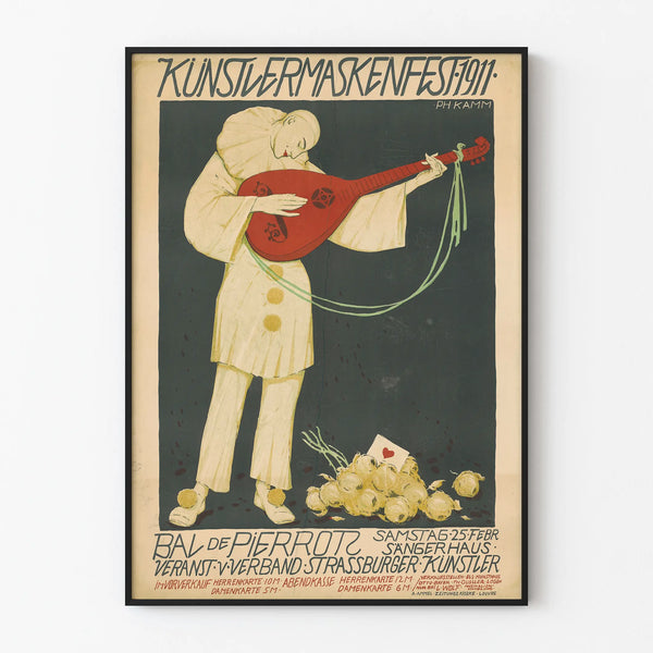 Poster Bal des Pierrots 1911