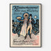 Plakat Kunstnerkarneval Fest auf Fladeby Jahr 1800 - Vintage Wanddekoration