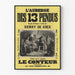 Vintage-Poster L'Auberge des 13 Pendus von Henry de Kock