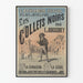Vintage-Poster Les Collets Noirs von F. du Boisgobey – Retro-Wanddekoration