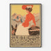 Vintage-Poster Sommer in Graubünden, Schweiz – Alpen-Wanddekoration
