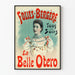 Vintage-Poster Folies-Bergère La Belle Otero