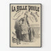 Vintage-Poster La Belle Poule Operetten-Opernhaus Wanddekoration