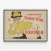Vintage-Poster La Blonde Bière de Diekirch zur Wanddekoration — gerahmtes Bild an der Wand