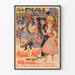 Vintage-Poster La Cigale Allo!..Allo! Theaterrevue