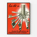 Vintage-Medizinposter zu Geschlechts- und Harnwegserkrankungen