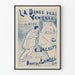 Vintage-Poster La Danse des Ventres en bleu