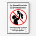 Vintage-Poster zur dauerhaften Sterilisation – Vintage-Wanddekoration