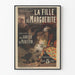 Vintage-Poster La Fille de Marguerite - Retro-Wanddekoration