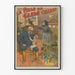 Vintage-Poster La Fille du Garde Chasse - Retro-Wanddekoration