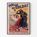 Vintage-Poster La Fille du Soldat von Fernand Hue