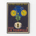 Vintage-Poster Fahrräder La Torpille Wanddekoration Fahrrad