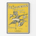 Plakat La Golondrina - Vintage-Illustration von Schwalben