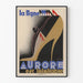 Vintage-Poster La Ligne Aurore Schuhe – Art déco und feminine Eleganz