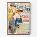 Vintage-Poster Armer Frau – Dekorative Illustration von Balluriau