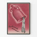 Vintage-Poster La Lourde Menace als Retro-Wanddekoration