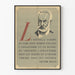 Vintage-Poster Zitat Victor Hugo Europa Neu