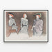 Plakat La Passerelle - Vaudeville-Theater, Rolle der Jacqueline — gerahmtes Bild an der Wand