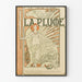 Vintage Wanddekoration Poster La Plume, Oktober 1898, Jugendstil