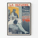 Vintage-Poster La réforme - Das Mädchen des Jahrmarkts von Melchior Bonnefois