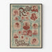 Vintage-Poster La Revue des Folies Bergère Portraits