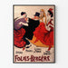 Vintage-Poster Folies Bergère Tänzer und Künstler