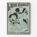 Vintage-Poster La Revue Déshabillée - Elegante Wanddekoration