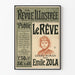 Vintage-Poster La Revue Illustrée - Der Traum von Émile Zola