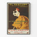 Vintage-Poster La Rose Jacqueminot Coty elegantes Parfüm