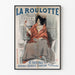Vintage-Poster La Roulotte Montmartre - Künstlerische Wanddekoration