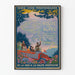 Vintage-Poster La Route des Alpes – Retro-Wanddekoration Berglandschaft