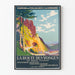 Vintage-Poster Die Route der Vogesen in drei Etappen – Eisenbahnen von Elsass und Lothringen