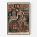 Vintage-Poster La Salamandre Kaminwagen