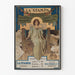 Vintage-Poster der italienischen politischen Zeitschrift La Stampa