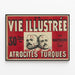 Vintage-Poster La Vie Illustrée - Türkische Gräueltaten in Makedonien — gerahmtes Bild an der Wand