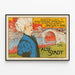 Vintage-Poster Dresden Altstadt 1896 — gerahmtes Bild an der Wand