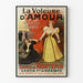 Vintage-Poster La Voleuse d'Amour von Xavier de Montepin