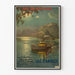 Vintage-Poster vom Annecy-See PLM Paris-Lyon-Méditerranée