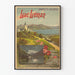 Vintage-Poster Lac Léman Jura-Simplon Bahn